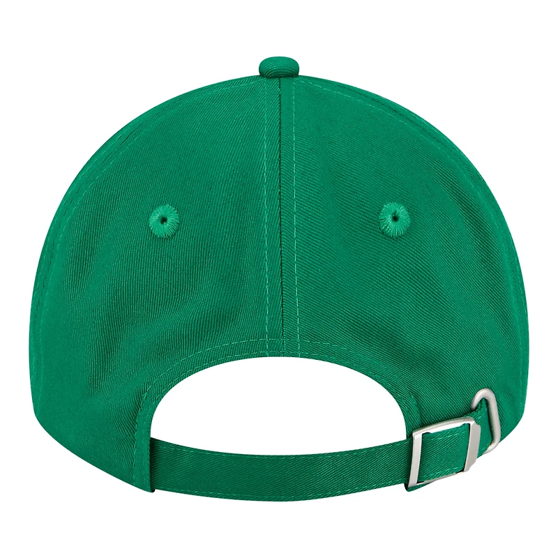 Casquette New Era Kelly Green Boston Celtics Sparkle pour femme, style classique décontracté et ajustable