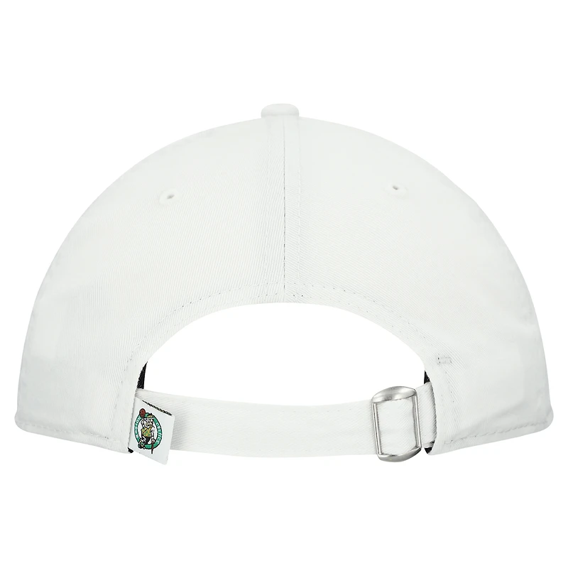 Women's New Era White Boston Celtics Team Fan 9TWENTY Adjustable Hat