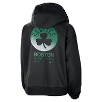 Women's Nike Black Boston Celtics Courtside Standard Issue Performance Pullover Hoodie