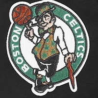 Women's Pro Standard Black Boston Celtics Jewels Boxy Cropped T-Shirt