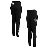 Women's Pro Standard Black Boston Celtics Paint the City Tri-Blend Jersey Leggings