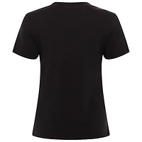 Women's Sportiqe  Black Boston Celtics Arcadia Boxy T-Shirt