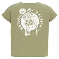 Women's Sportiqe  Kelly Green Boston Celtics Athletic Club Collection Alana Premium Cropped T-Shirt
