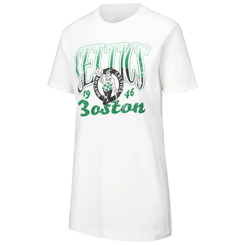 T-shirt Stadium Essentials blanc Boston Celtics Sky High pour femme