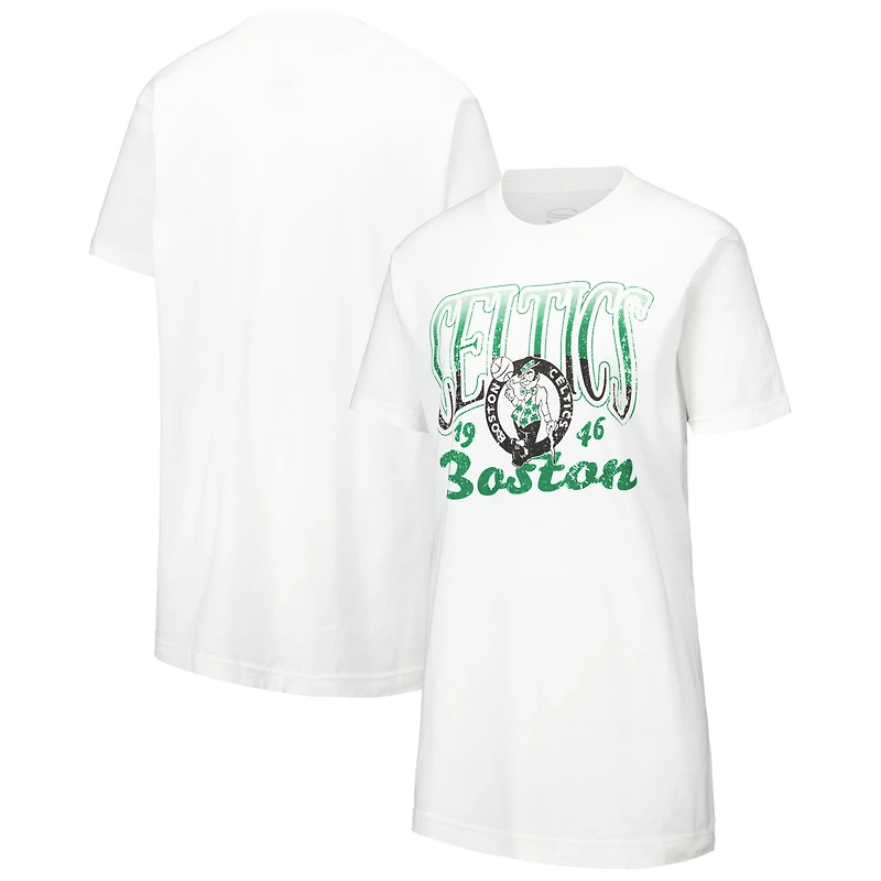 T-shirt Stadium Essentials blanc Boston Celtics Sky High pour femme