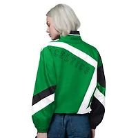 Women's Starter Kelly Green/Black Boston Celtics 1st Quarter Full-Zip Jacket