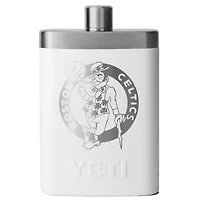 YETI White Boston Celtics 7oz. Flask