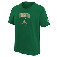 T-shirt Jordan Brand Kelly Green Essential Cities des Boston Celtics pour jeunes