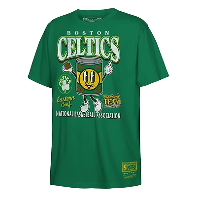 Youth Mitchell & Ness  Kelly Green Boston Celtics Concession Food Character T-Shirt