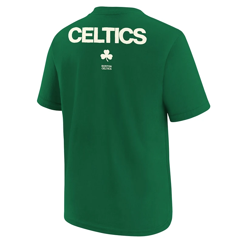 Youth Jordan Brand Kelly Green Boston Celtics Courtside Statement 85 T-Shirt