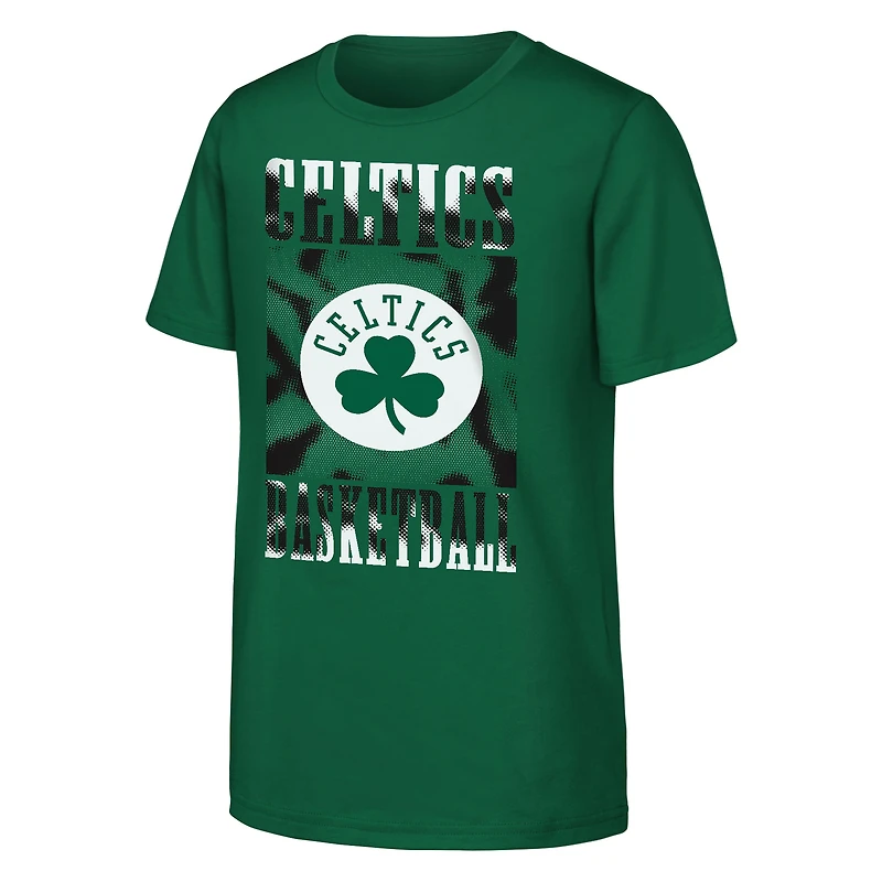 T-shirt vert Kelly pour jeunes Boston Celtics Garage Hero