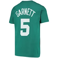 Youth Kevin Garnett Kelly Green Boston Celtics Hardwood Classics Name & Number T-Shirt