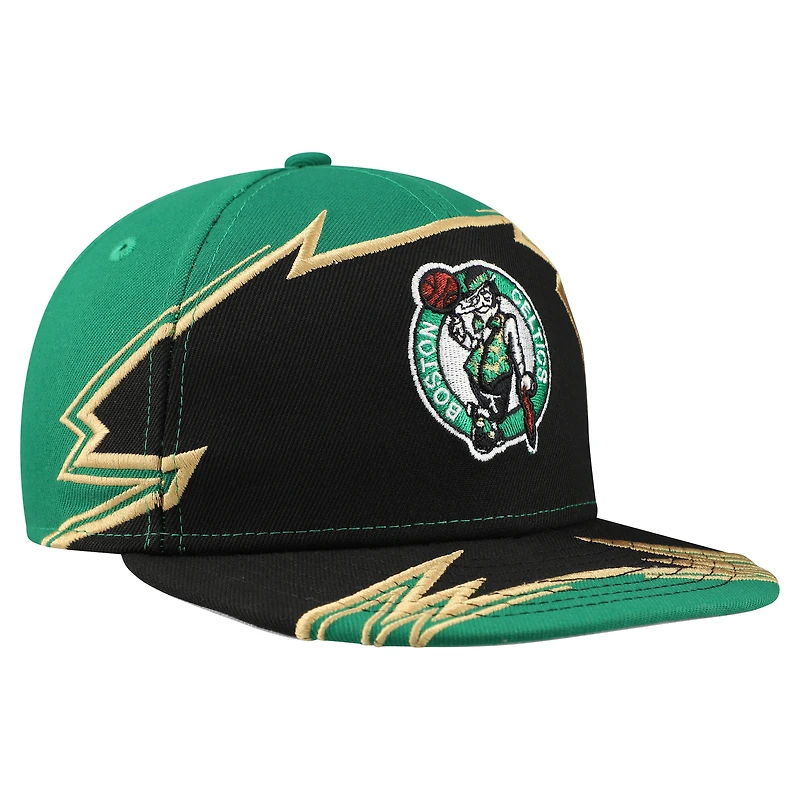 Youth New Era Kelly Green Boston Celtics Break 59FIFTY Fitted Hat