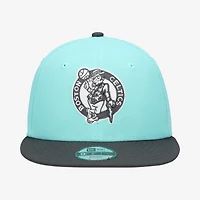 Youth New Era  Turquoise/Charcoal Boston Celtics 9FIFTY Snapback Hat