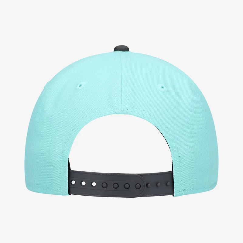 Youth New Era Turquoise/Charcoal Boston Celtics 9FIFTY Snapback Hat