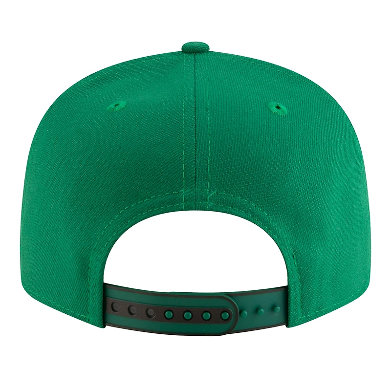 Youth New Era  White/Kelly Green Boston Celtics 2025 NBA Tip Off Split Panel 9FIFTY Snapback Hat