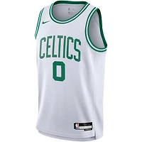 Maillot Nike Jayson Tatum Swingman blanc Boston Celtics pour jeune - Édition Association