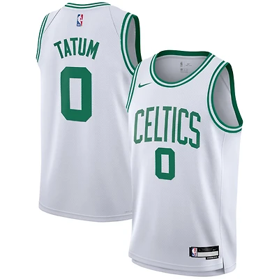 Maillot Swingman Nike Jayson Tatum blanc Boston Celtics pour enfant - Édition Association