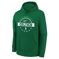 Youth Nike Kelly Green Boston Celtics Club Fleece Practice Hoodie