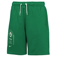Short en molleton Nike Kelly Green Boston Celtics Courtside Club pour jeune