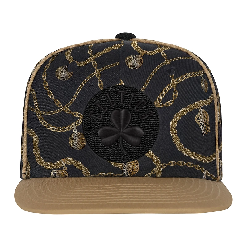 Youth Outerstuff Black Boston Celtics Street Hooper Snapback Hat