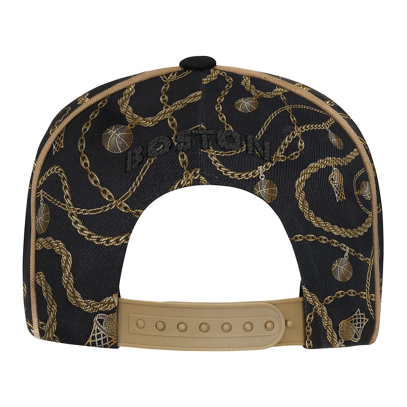 Casquette snapback noire Boston Celtics Street Hooper pour jeunes Outerstuff