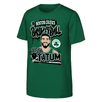 T-shirt de joueur baseball vert Jayson Tatum Kelly des Boston Celtics pour jeunes Outerstuff
