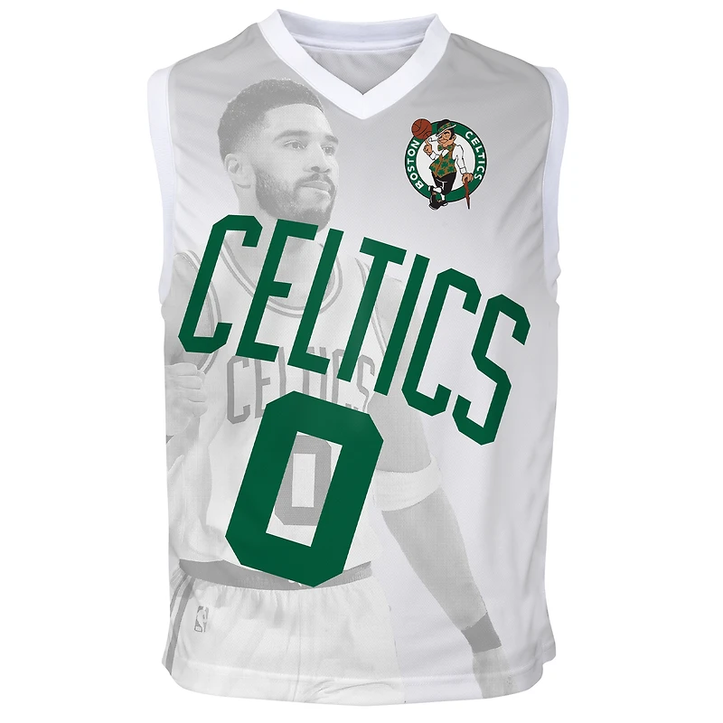 Youth Outerstuff Jayson Tatum White Boston Celtics Hometown Fashion Jersey