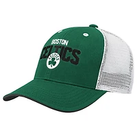 Youth Outerstuff Kelly Green Boston Celtics Core Lockup Adjustable Hat