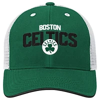 Youth Outerstuff Kelly Green Boston Celtics Core Lockup Adjustable Hat