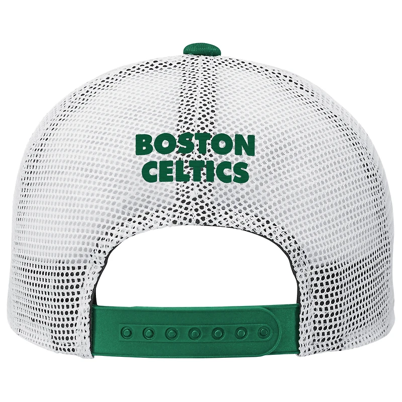Youth Outerstuff Kelly Green Boston Celtics Core Lockup Adjustable Hat