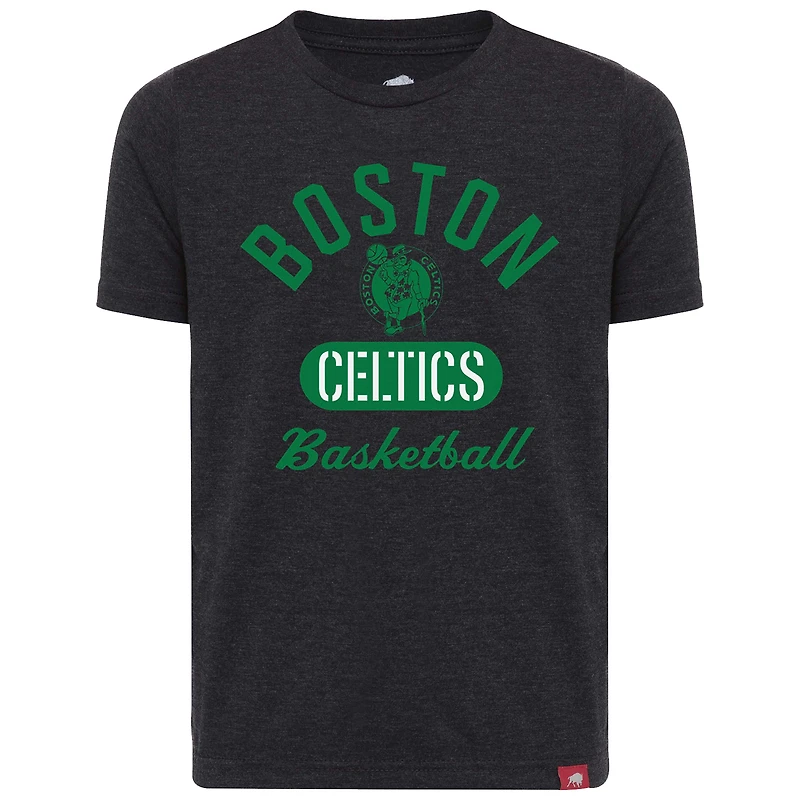 T-shirt confortable noir Sportiqe pour jeunes des Boston Celtics