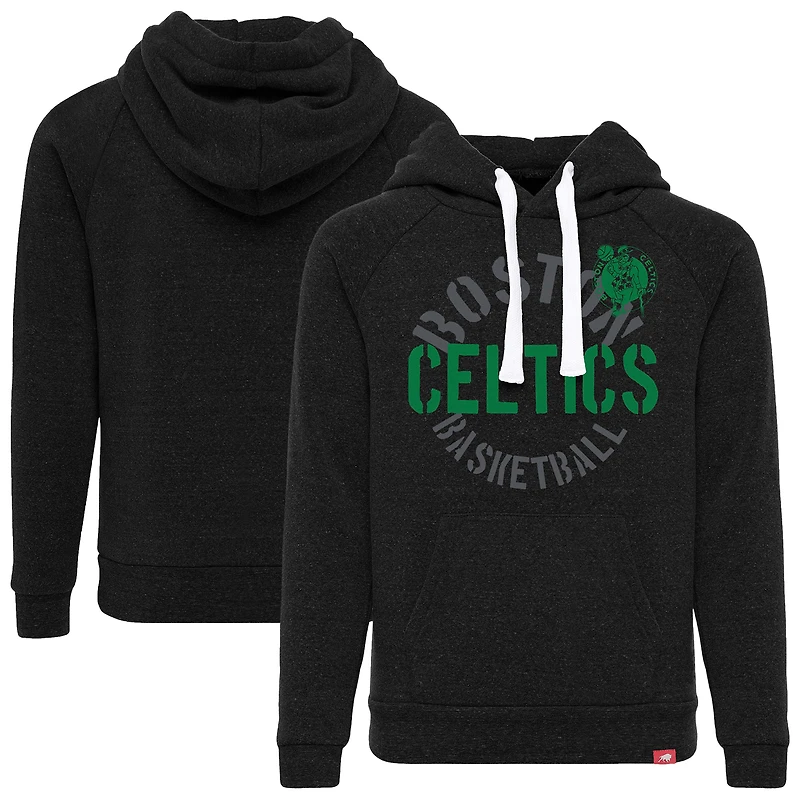 Sweat à capuche noir Sportiqe Olsen Tri-Blend des Celtics de Boston pour jeunes