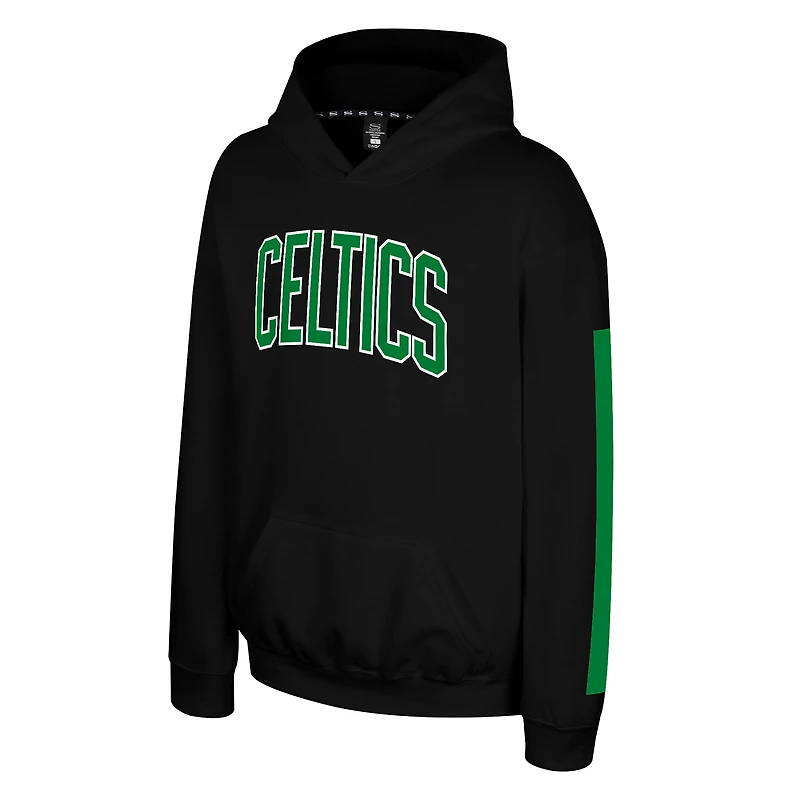 Youth Stadium Essentials Black Boston Celtics Legends City Star Hoodie
