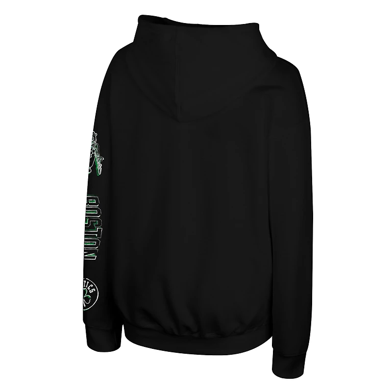 Youth Stadium Essentials Black Boston Celtics Legends Elementized Hoodie