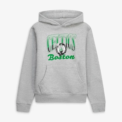 Youth Stadium Essentials Heather Gray Boston Celtics Sky High Hoodie