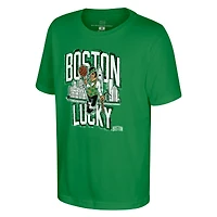 T-shirt Youth Stadium Essentials Kelly Green Boston Celtics Mascot City Elementized
