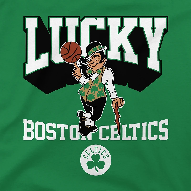 Youth Stadium Essentials Kelly Green Boston Celtics Most Valuable Mascot T-Shirt