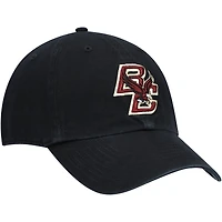 Men's '47 Black Boston College Eagles Clean Up Adjustable Hat