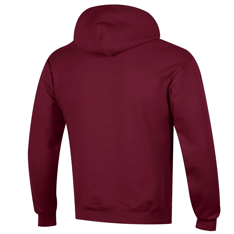 Sweat à capuche Champion Maroon Boston College Eagles Icon Baseball Powerblend pour homme