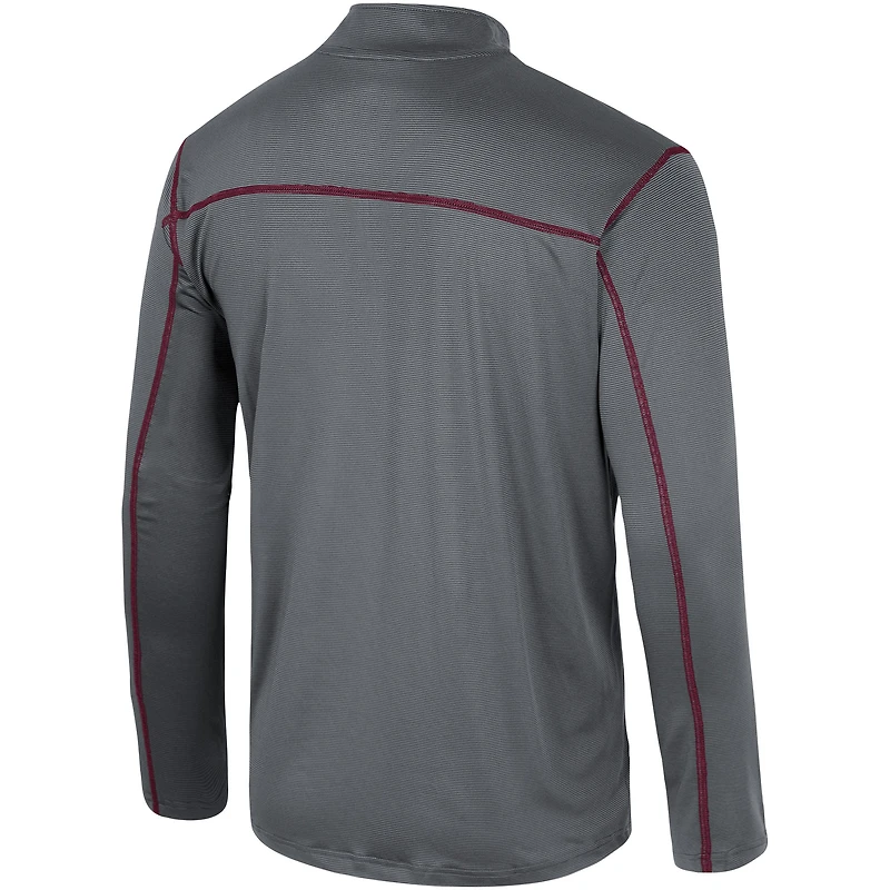 Coupe-vent à quart de zip Colosseum noir pour hommes Boston College Eagles Cameron