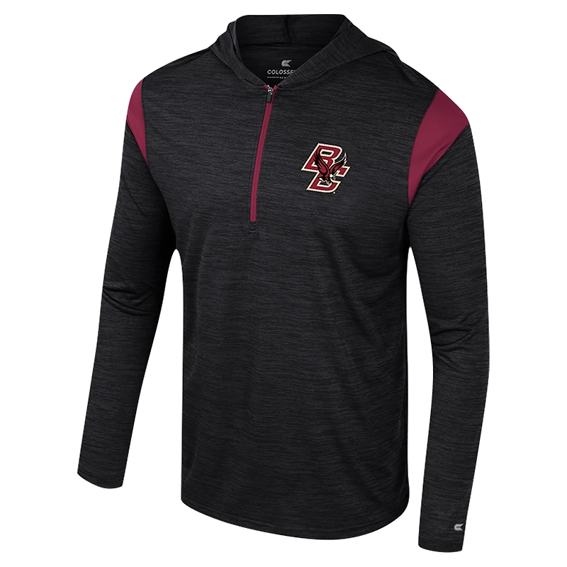 Coupe-vent à demi-zip Colosseum Maroon Boston College Eagles Dozer pour homme