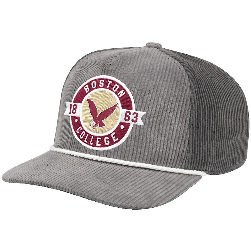 Men's Colosseum  Gray Boston College Eagles Where's My Hat Podium Adjustable Trucker Hat