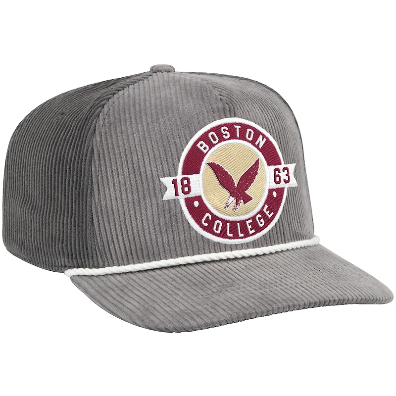 Men's Colosseum  Gray Boston College Eagles Where's My Hat Podium Adjustable Trucker Hat