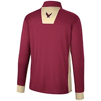 Men's Colosseum Maroon Boston College Eagles Bart Quarter-Zip Top