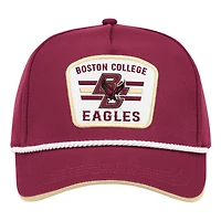 Men's Colosseum Maroon Boston College Eagles Hits the Road Podium Adjustable Hat