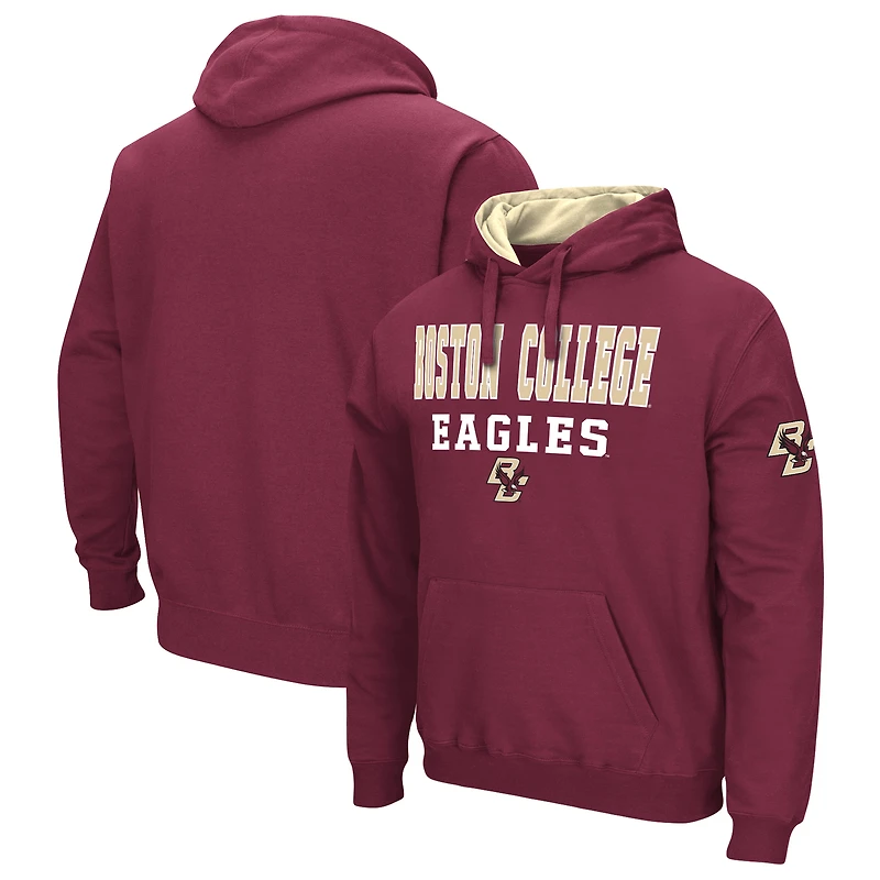 Sweat à capuche Colosseum Bordeaux Boston College Eagles Sunrise pour homme