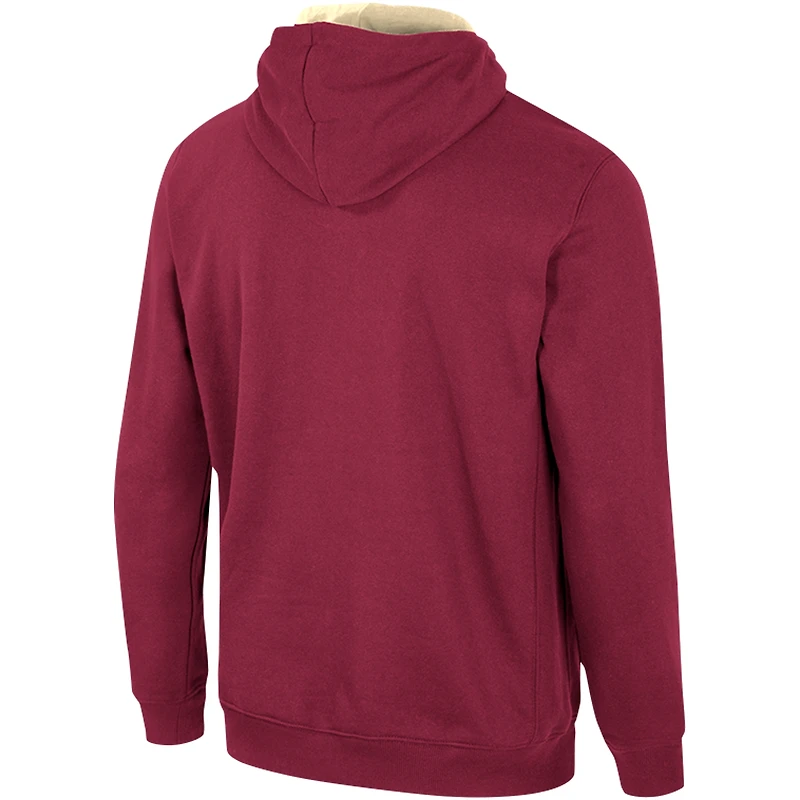 Sweat à capuche demi-zip pour hommes Colosseum Maroon Boston College Eagles Team