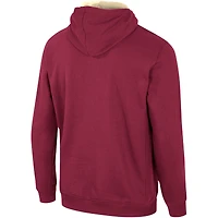 Sweat à capuche demi-zip pour hommes Colosseum Maroon Boston College Eagles Team