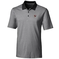Men's Cutter & Buck Black Boston College Eagles Big Tall Forge Tonal Stripe Polo